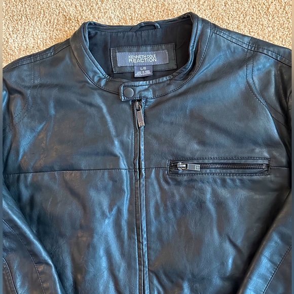 Men’s Kenneth Cole Leather Jacket - Picture 2 of 8